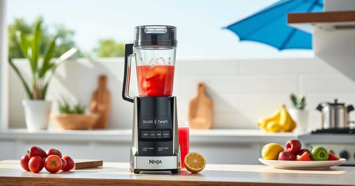 Chill Out This Summer with the Ninja SLUSHi Twist Frozen Drink Maker