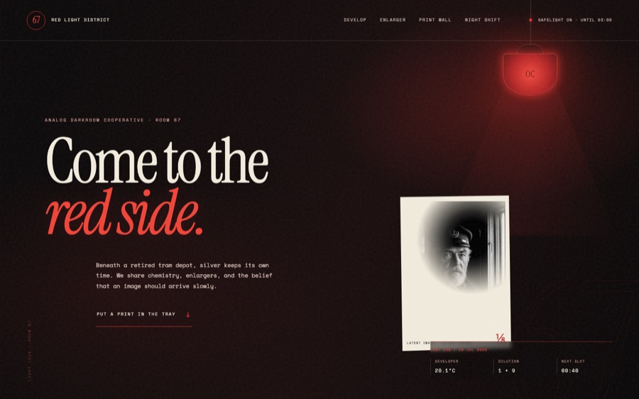 Red Light District 67 — Analog Darkroom Cooperative