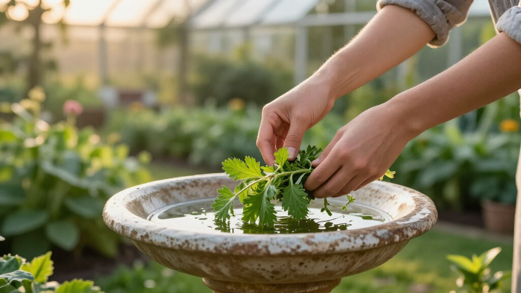 I Saw TikTok Telling People To Put Herbs In Their Bird Baths... But Is It Actually A Good Idea?