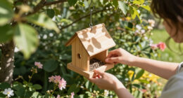 This Mini Birdfeeder Is Like A Cute Cafe For Birds