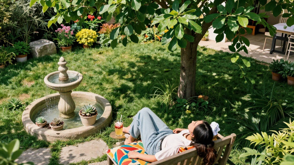 9 Landscape-Design Ideas To Make Your Garden Feel Cooler In High Summer Heat