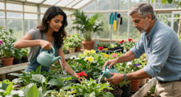 Amal And George Clooney's Greenhouse Shows How To Create A Lush Container Garden In The Smallest Spaces