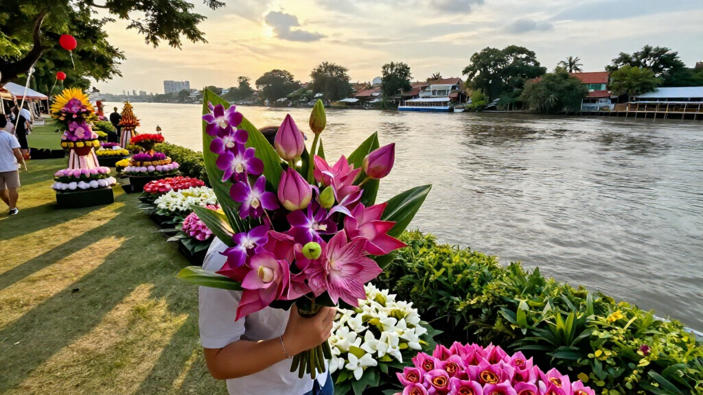 Bangkok Flower Festival 2026 Launches Along Chao Phraya River