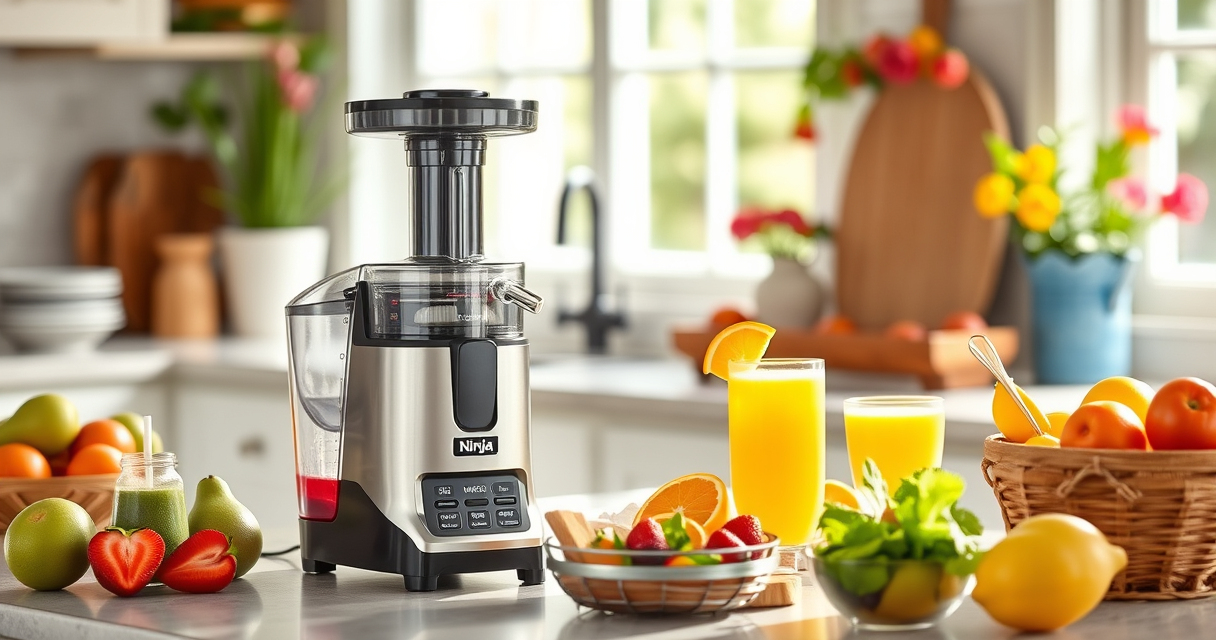 Effortless Summer Hosting with the Ninja NeverClog Cold Press Juicer