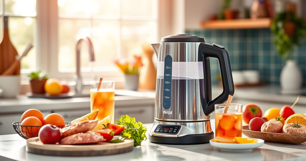 Host Effortlessly with the Ninja KT200BL Precision Temperature Kettle for Summer Gatherings