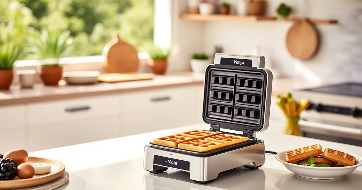 Master Summer Waffle Perfection with the Ninja Belgian Waffle Maker Pro