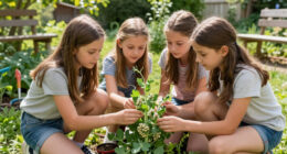 Three Schoolgirls In Kinsale Pulled Up A Pea Plant Covered In Warts (2016)