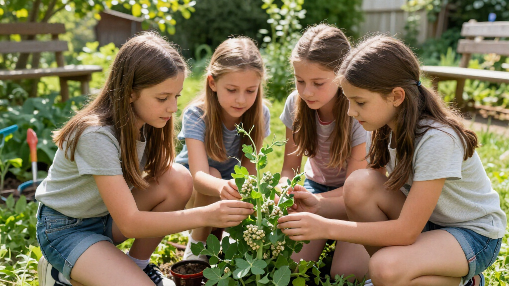 Three Schoolgirls In Kinsale Pulled Up A Pea Plant Covered In Warts (2016)