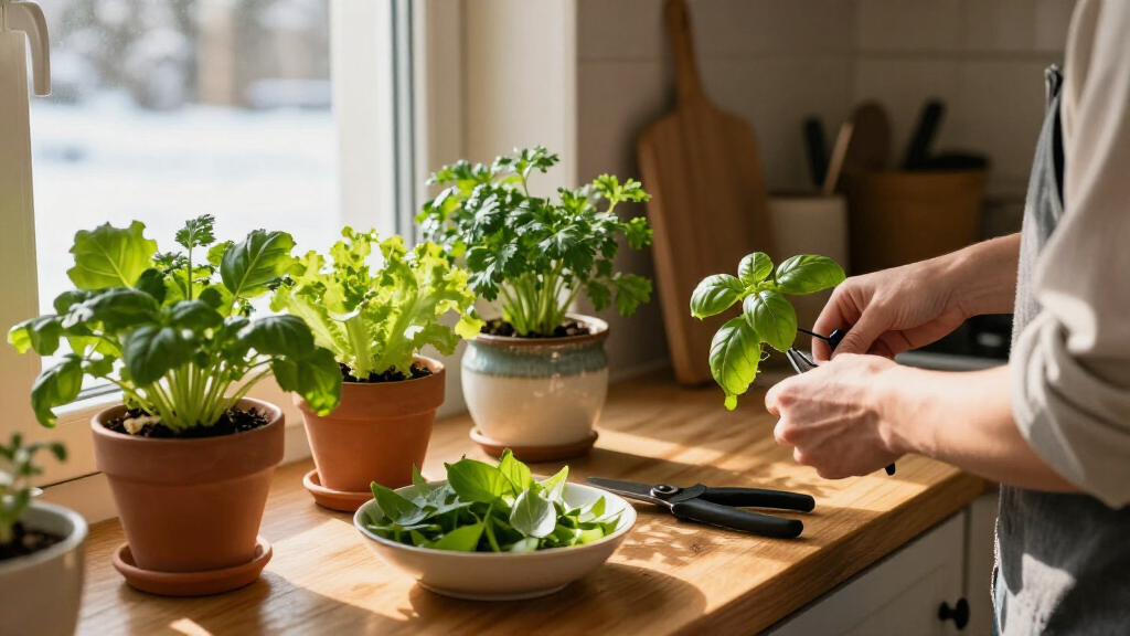 7 Veggies And Herbs That Actually Thrive Inside All Winter