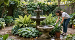 Goldie Hawn’s Fountain Is Surrounded By Plants – And It’s A Masterclass In Planting Around Water