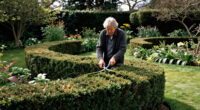 Richard E. Grant Uses Stunning Hedging To Zone His Magical Garden – It’s Ideal For Providing Year-round Colour