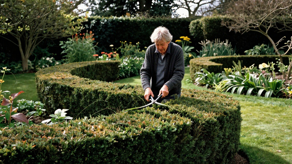 Richard E. Grant Uses Stunning Hedging To Zone His Magical Garden – It’s Ideal For Providing Year-round Colour