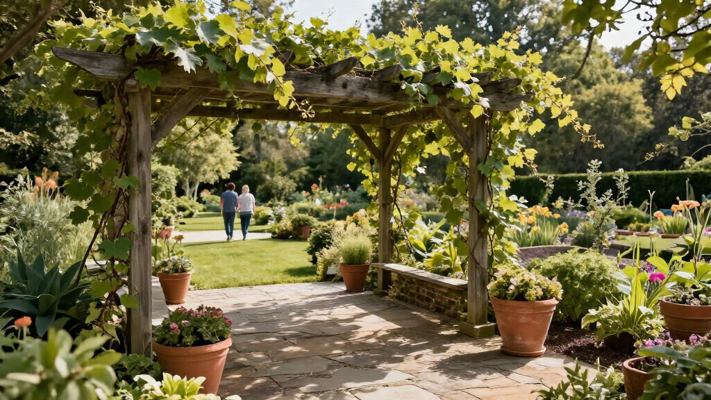 This Illinois Garden Feels Like A Hidden Corner Of The Italian Countryside – But Its Clever Design Works With The Woodland Landscape